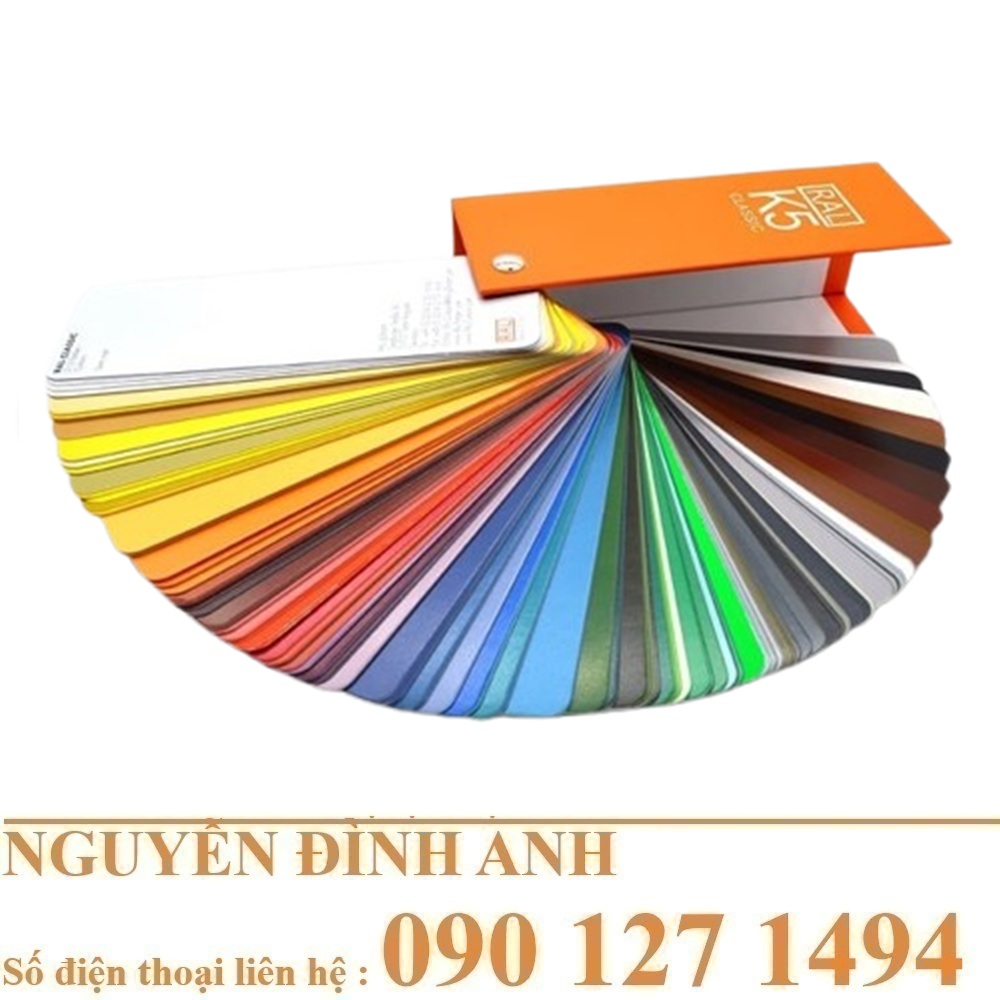 Quạt Màu RAL K5: Công Cụ Cung Cấp Màu Chuẩn Chuyên Nghiệp Cho Ngành Sơn