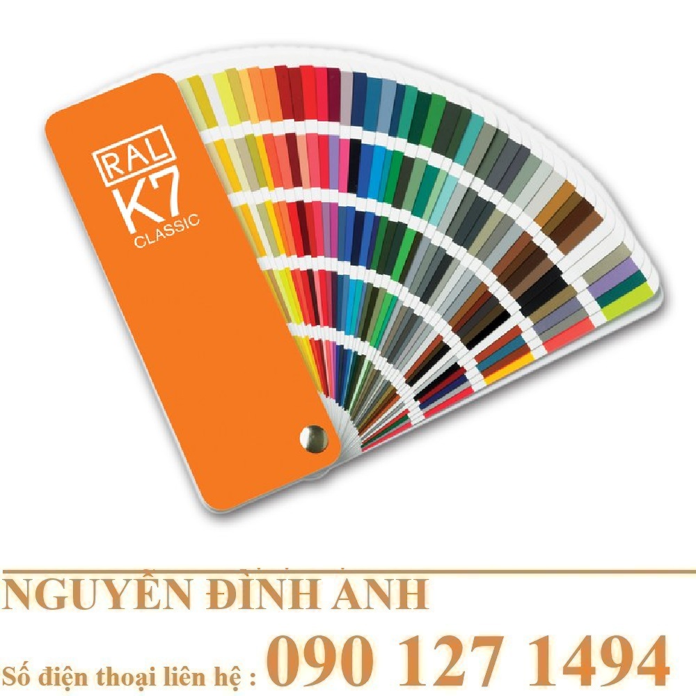 Quạt Màu RAL K7 – Cung Cấp Màu Chuẩn Cho Ngành Sơn
