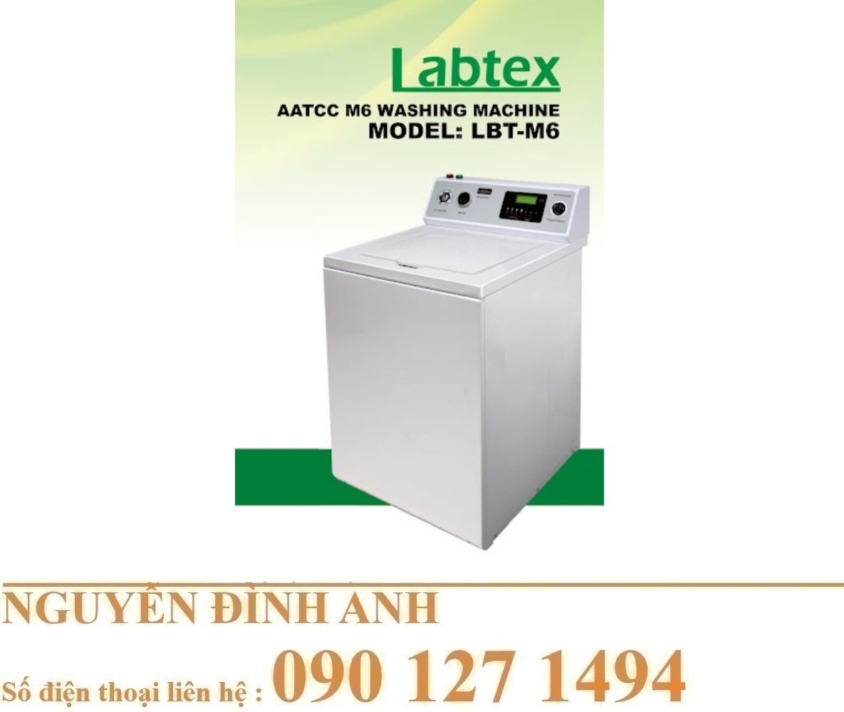 Máy giặt LBT-M6 chuẩn AATCC và ISO cho phòng thí nghiệm may mặc – Giải pháp kiểm tra độ bền vải chính xác, đáng tin cậy