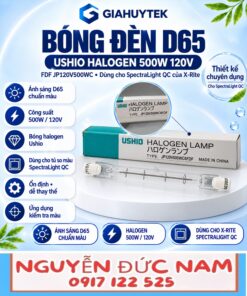 Bóng halogen Ushio FDF 500W 120V dùng trong cấu hình SpectraLight QC phù hợp