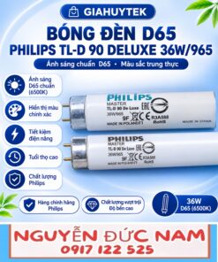 Bóng Philips MASTER TL-D 90 De Luxe 36W/965 T8 chân G13, 6500 K
